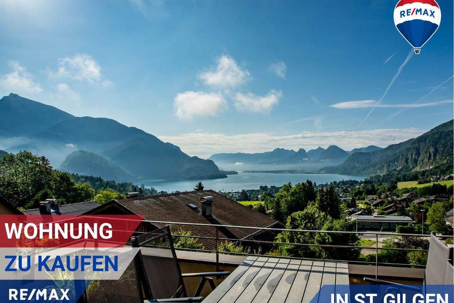 Traumhafte 2-Zimmer-Eigentumswohnung mit atemberaubendem Blick auf den Wolfgangsee, Wohnung-kauf, 495.000,€, 5340 Salzburg-Umgebung