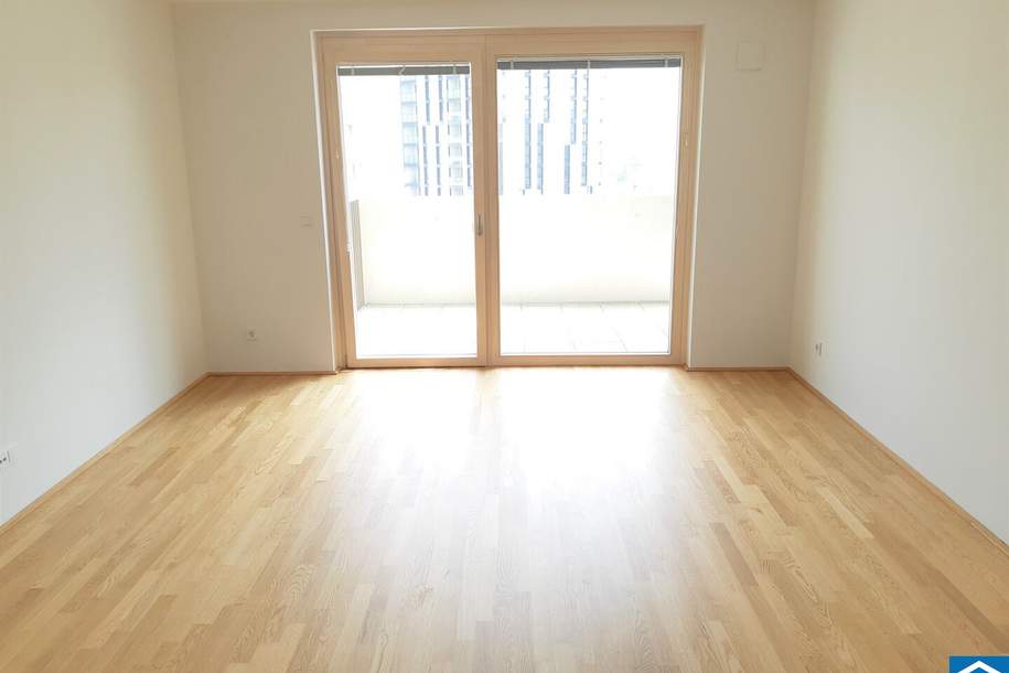 Seestadt Aspern - Perfekt aufgeteilte 2-Zimmer Wohnung nahe U2!, Wohnung-miete, 975,00,€, 1220 Wien 22., Donaustadt