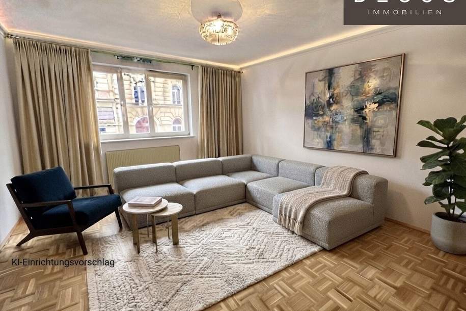 Ruhiges Gartenrefugium in der Josefstadt | 4 Zimmer, Wohnung-miete, 2.193,14,€, 1080 Wien 8., Josefstadt