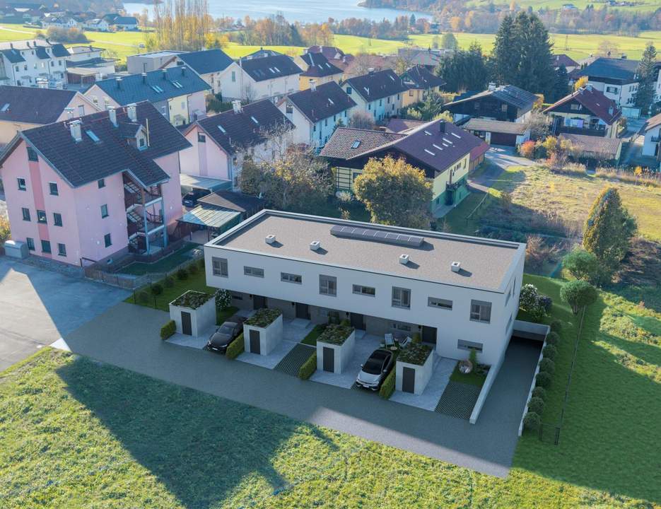SonnenQuartier 1.0 - Eckreihenhaus mit großem Garten und Tiefgarage in Neumarkt am Wallersee