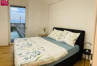 ✨ Exklusive Marina Tower | Hochgeschoss 3-Zimmer Wohnung mit direktem Donau-Blick | Voll möbliert | Befristet vermietet bis 30.09.2026 | Top Investment oder Eigennutzung ++