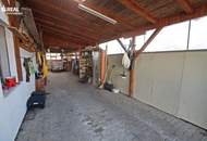 Einfamilienfamilienhaus mit Werkstatt & Lagerhalle, Garage und großem Garten mit Pool