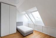 moderne Dachgeschoss Wohnung mit Klimaanlage und Terrasse beim Belvedere