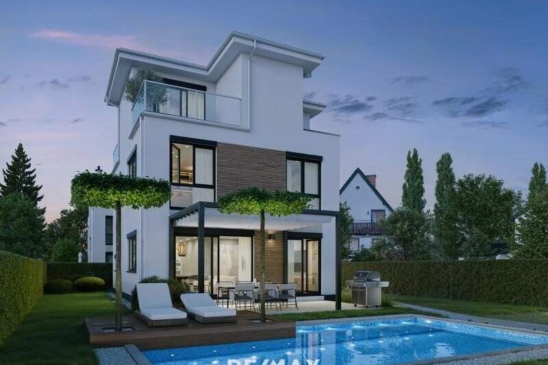 Luxuriöses Einfamilienhaus mit Homelift nahe der Alten Donau – auf Eigengrund!, Haus-kauf, 2.545.900,€, 1210 Wien 22., Donaustadt