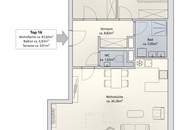 ERSTBEZUG | DG-Terrassenwohnung mit 3 Zimmern | über 3m Raumhöhe | Klima & Luftwärmepumpe | Tiefgaragenplatz