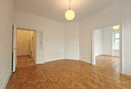 Einsiedlerpark: Herrliche Eckwohnung + Grünblick + Nachmittagssonne + 650m zur U4 + Altwien-Elemente