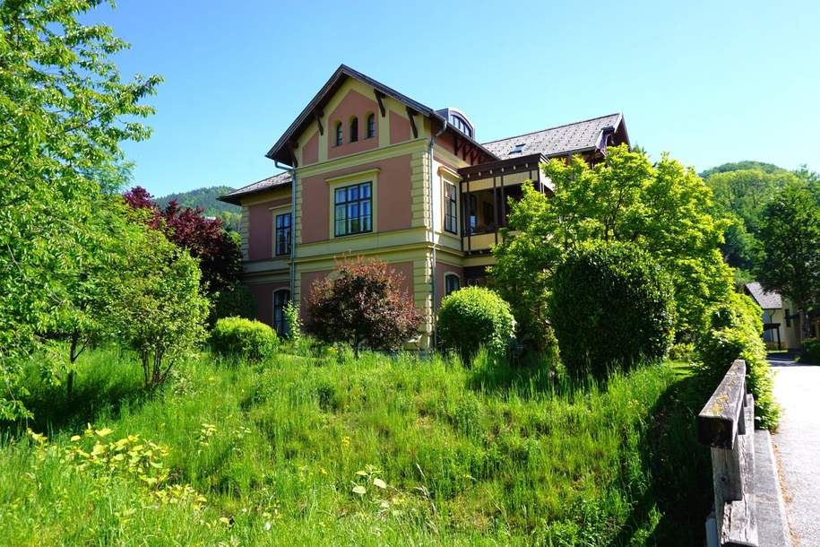 Großzügige Erdgeschosswohnung in einer schönen Villa am sonnigen Mondsee zu vermieten (Optional: Wohnen und Arbeiten unter einem Dach), Wohnung-miete, 3.300,00,€, 5310 Vöcklabruck