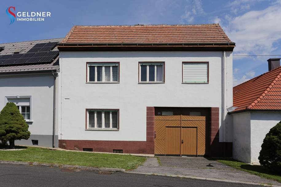 Burgenländisches Bauernhaus mit vielfältigen Nebengebäuden, großer Scheune, ruhige Lage, Haus-kauf, 145.000,€, 7361 Oberpullendorf