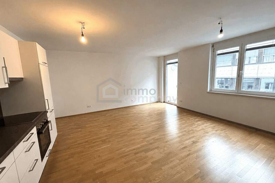 Neuwertige 2-Zi Wohnung in 1100 Wien mit Balkon, Garage Stellplatz & Fußbodenheizung!, Wohnung-miete, 1.340,00,€, 1100 Wien 10., Favoriten