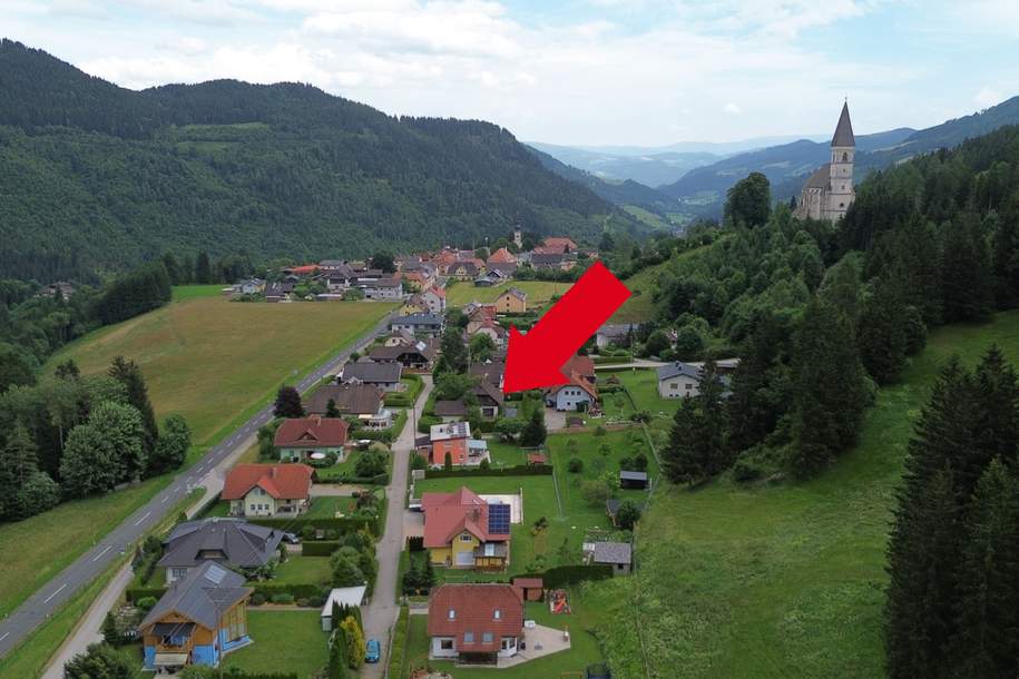 Charmantes Einfamilienhaus in toller Lage mit viel Potential, Haus-kauf, 149.000,€, 9363 Sankt Veit an der Glan