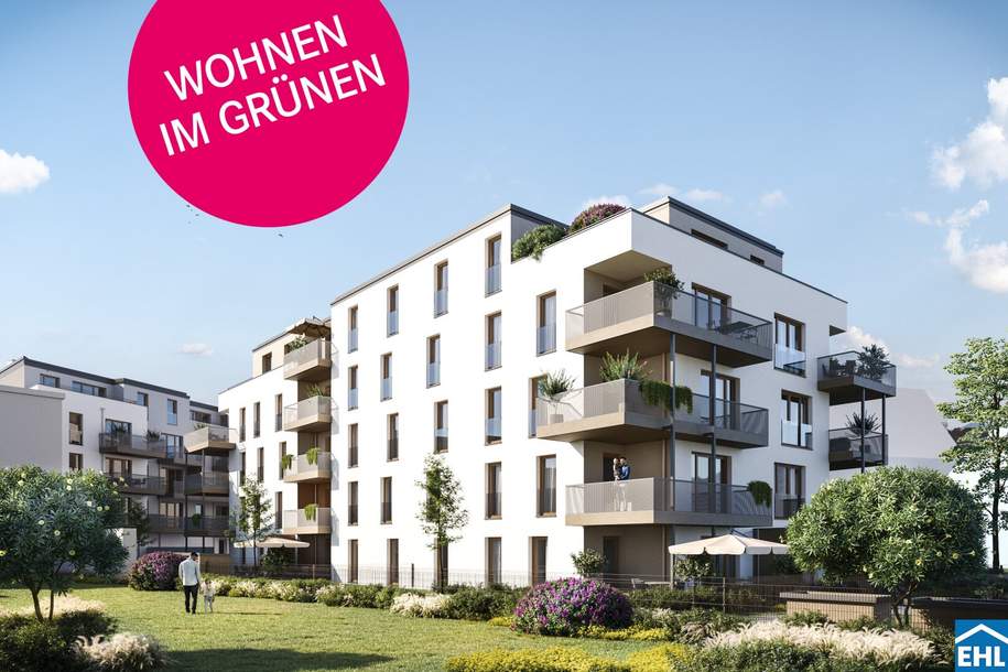 Wunderschöner Neubau im charmanten Wr. Neustadt., Wohnung-kauf, 225.000,€, 2700 Wiener Neustadt(Stadt)