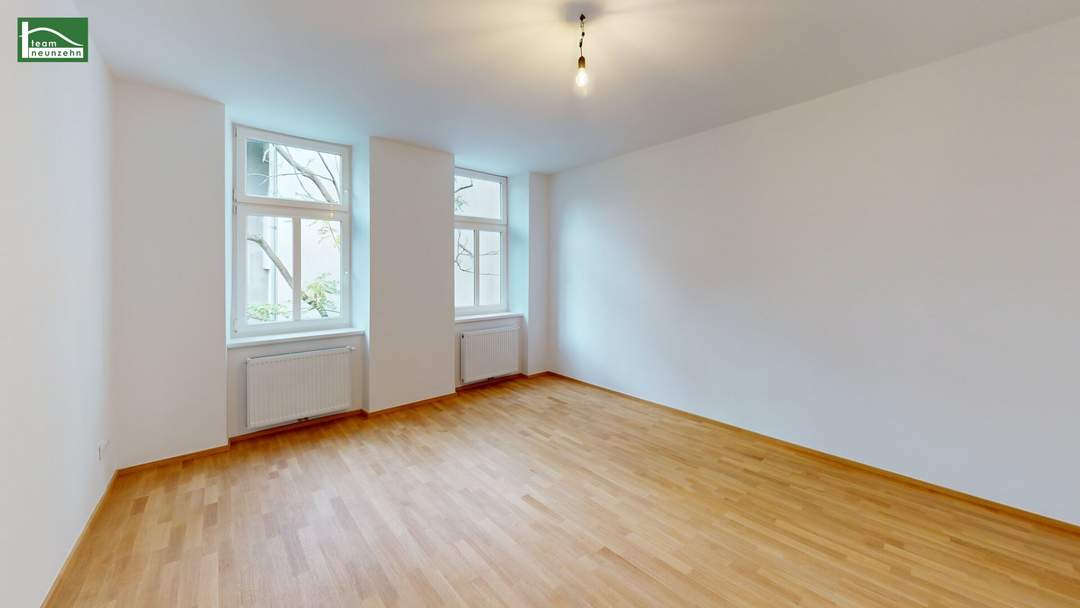 Sechshaus - Erstbezug nach Renovierung! Innenhofausrichtung und 5 Gehminuten zu U4 und U6! Helle Altbau-Wohnung mit 2 oder 3 Zimmern!