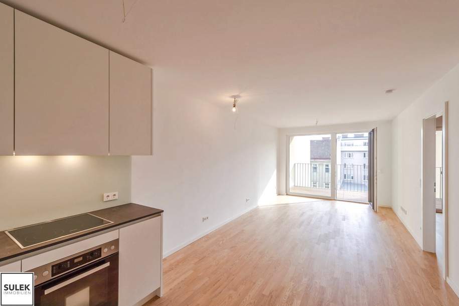 Großzügige 2 Zimmer Wohnung mit Loggia in hochwertigem Neubauprojekt ~ nähe Augarten &amp; U-Bahn - ab 1.9.2025, Wohnung-miete, 1.779,00,€, 1020 Wien 2., Leopoldstadt