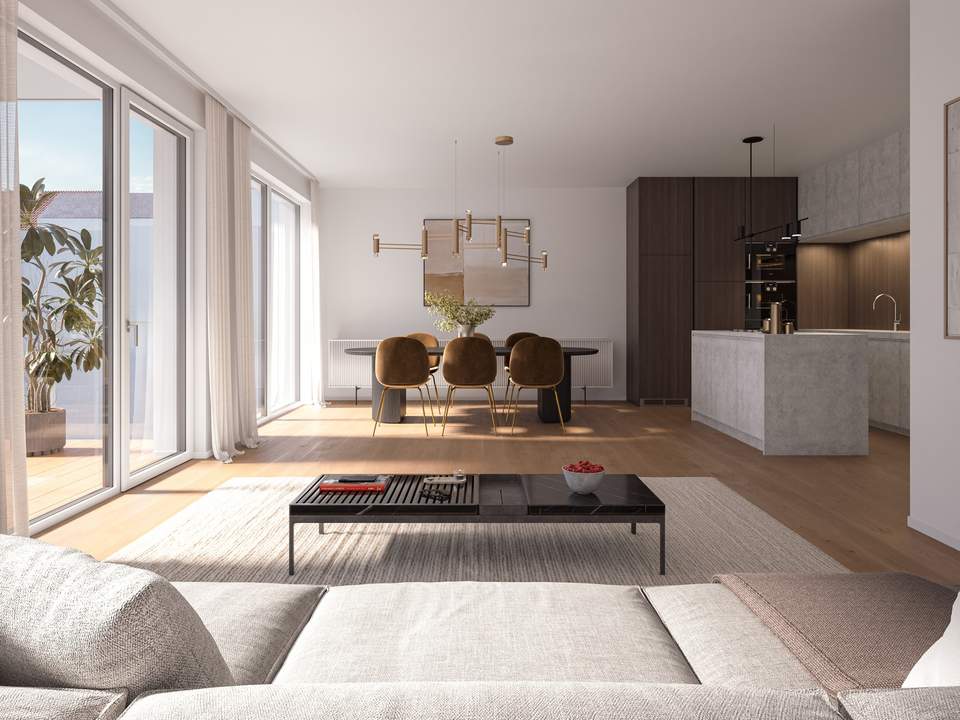 GOLDENER SCHWAN | KAISERMÜHLEN: FAMILIENHIT 3-ZIMMER MIT TERRASSE