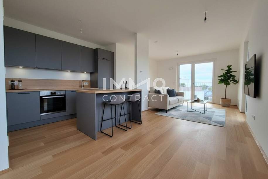 Weitblick inklusive – Moderne 2-Zimmerwohnung mit Eckbalkon, Wohnung-kauf, 270.000,€, 1210 Wien 22., Donaustadt