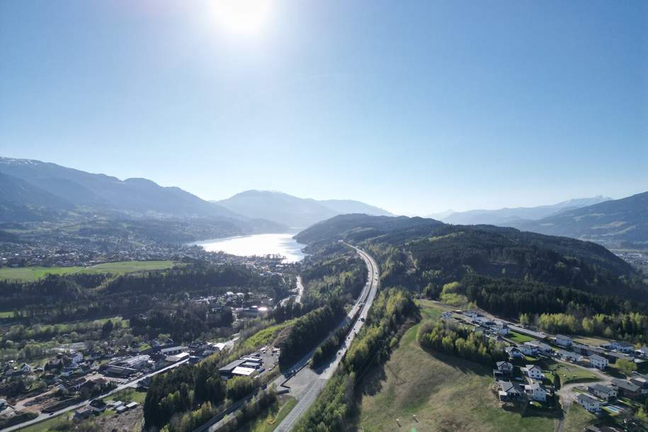Baugrundstück in Traumlage am Sonnenplateau mit Seeblick – am Ende einer Sackgasse, Grund und Boden-kauf, 169.400,€, 9851 Spittal an der Drau