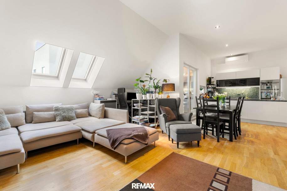 Wohnen über den Dächern von Graz mit Blick auf den Schlossberg: Exklusive Stadtwohnung mit Terrasse, Wohnung-kauf, 490.000,€, 8010 Graz(Stadt)