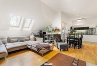 Wohnen über den Dächern von Graz mit Blick auf den Schlossberg: Exklusive Stadtwohnung mit Terrasse