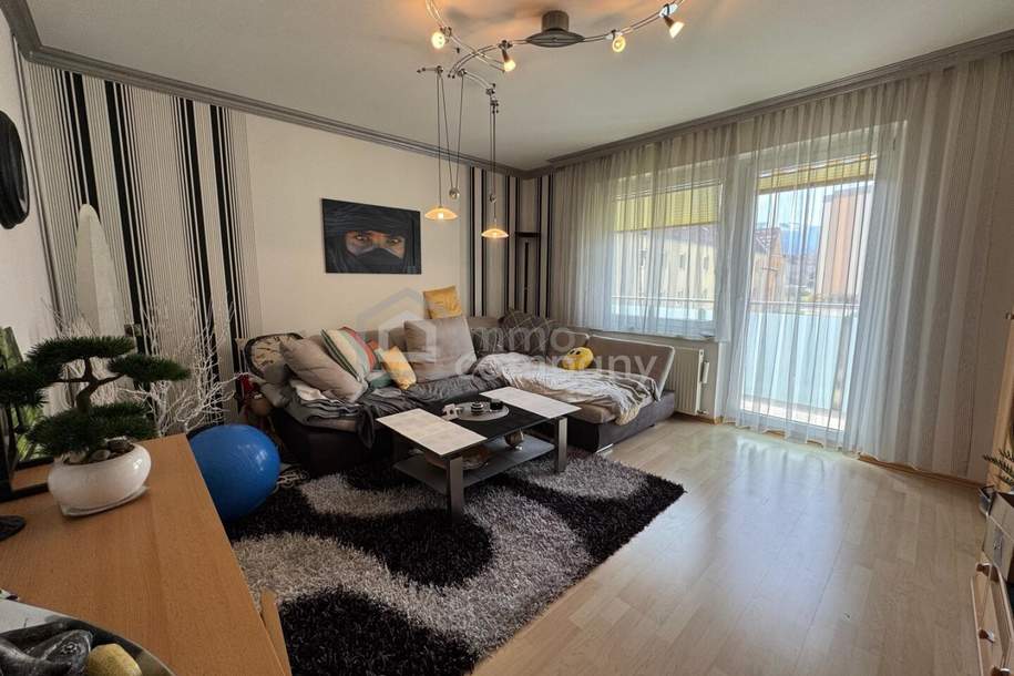 Helle 3-Zimmer-Wohnung mit Loggia in Bruck an der Mur, Wohnung-kauf, 129.000,€, 8600 Bruck-Mürzzuschlag