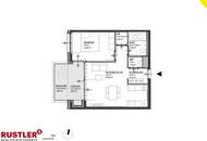 Tolle 2 Zimmer Wohnungen mit Aussicht ab 3. bis 7. OG - Balkon südwestseitig