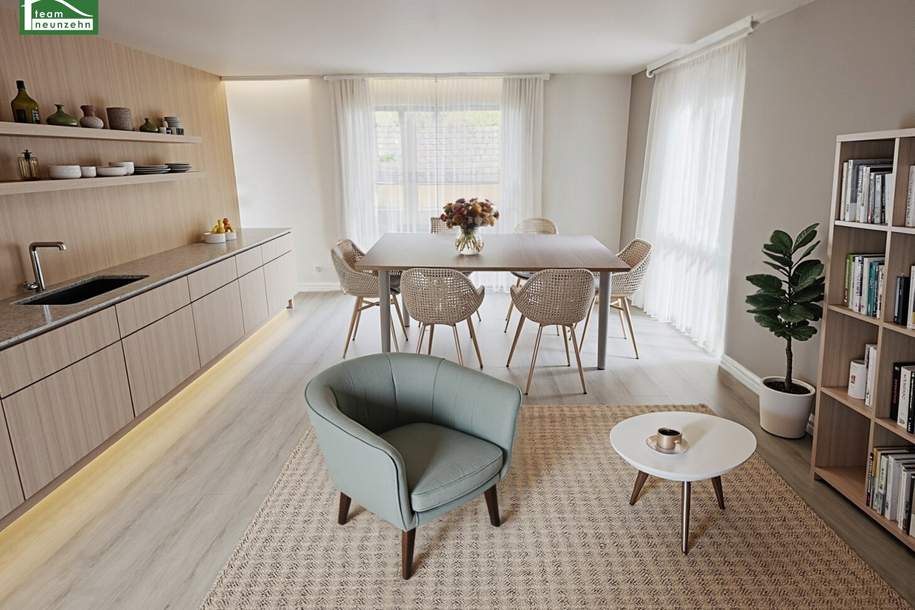 HIER IST WOHLFÜHLEN GARANTIERT! Abendsonne - 2-Zimmer-Erstbezug - moderne Bauweise - hochwertige Ausstattung! FLORIANI – Quartier am Tullnerfeld, Wohnung-kauf, 225.000,€, 3441 Tulln