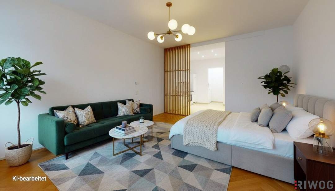 Sanierte 1 Zimmer Stilaltbauwohnung | PARKAUSRICHTUNG | AIRBNB tauglich | Ca. 2 Min. zur U4 SCHÖNBRUNN