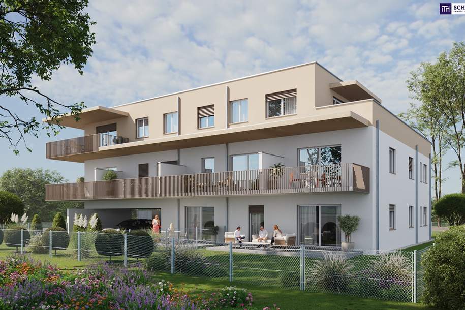 Entzückende Pärchenwohnung mit Blick ins Grüne und einem riesengroßen Balkon - in einem der schönsten Wohnbezirke von Graz - PROVISIONSFREI!, Wohnung-kauf, 224.949,€, 8041 Graz(Stadt)