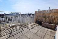 TERRASSENHIT, DACHGESCHOSS, 81 m2 Maisonette mit 12 m2 Terrasse, 3 Zimmer, Küche, Galerie, Wannenbad, Augarten-Nähe