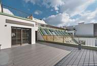 LUXUS-PENTHOUSE DIREKT AM NASCHMARKT! Grandiose Dachterrasse mit traumhaften Wienblick