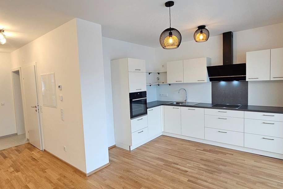 Erstbezug Auf der Wies - 3 Zimmerwohnung mit 2 Balkone und Tiefgaragenplatz, Wohnung-miete, 1.430,00,€, 4040 Linz(Stadt)