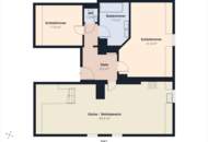 Große Dachgeschoßwohnung mit Wintergarten und Klimaanlage