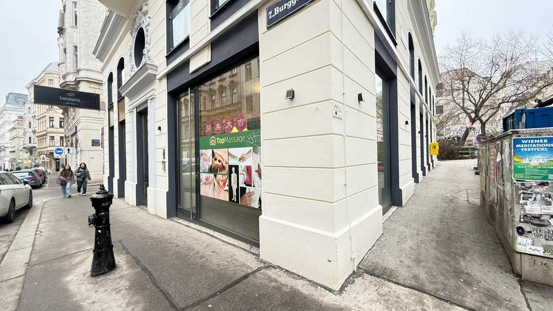 SPITTELBERG!!! 110m² Geschäftslokal mit DIREKTEM Zugang von der Burggasse