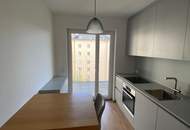 Moderne Neubauwohnung im Zentrum – mit Loggia u. Lift ! TIEFGARAGENPLATZ und KONTROLLIERTE WOHNRAUMBELÜFTUNG