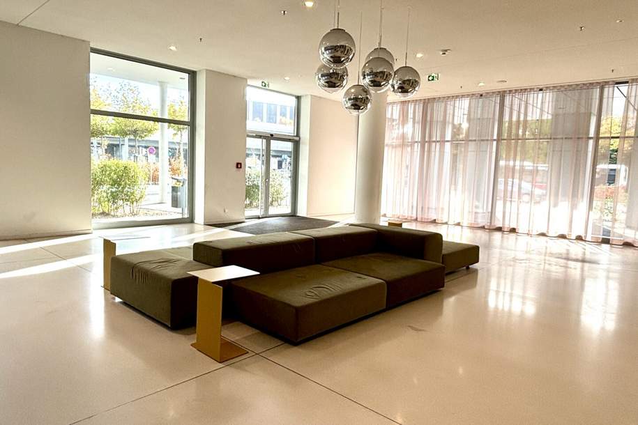 U1 KAGRAN I DONAU ZENTRUM Nähe I Moderne Wohnung mit Stadtblick I Loggia I Rooftop POOL I Sauna & Fitnessraum, Wohnung-miete, 1.463,36,€, 1220 Wien 22., Donaustadt