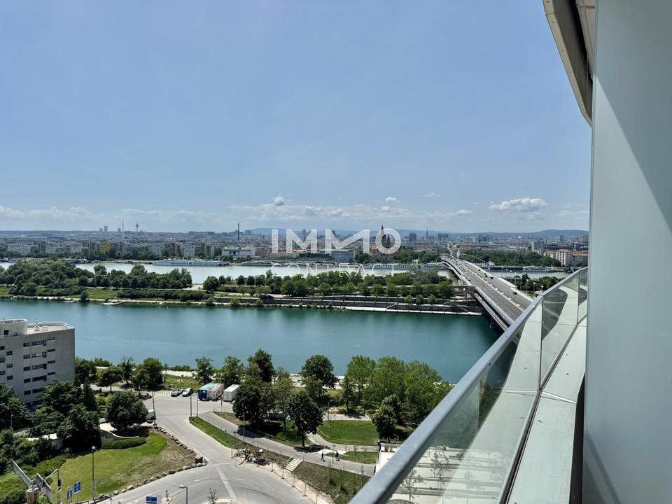 Modernes Studio mit Cityblick (Neue Donau) Gym, Pool, Supermarkt im Haus
