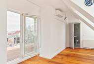 Luxus-Dachgeschosswohnung mit Galerie und zwei Terrassen in bester Lage des 9. Bezirks