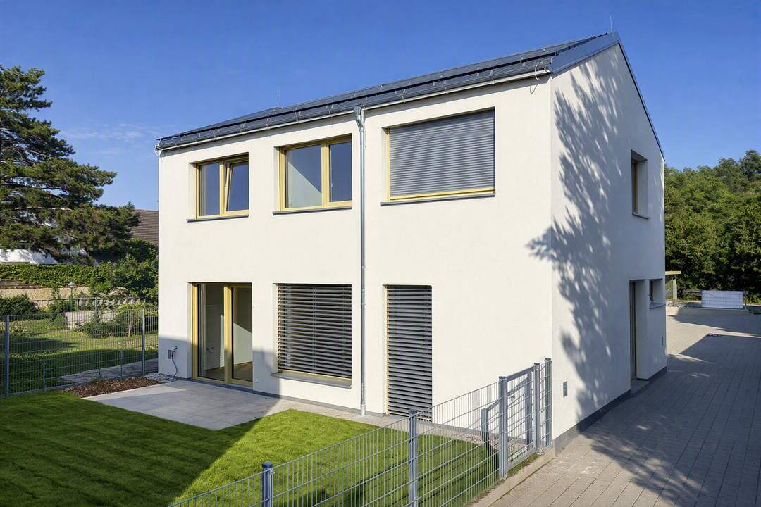 4 MODERNE ZIEGELMASSIV‑HÄUSER – ERSTBEZUG