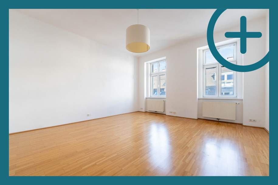 STILVOLLER ALTBAU MIT CHARME: 2-Zimmer-Wohnung am Donaukanal, Wohnung-miete, 1.027,49,€, 1020 Wien 2., Leopoldstadt