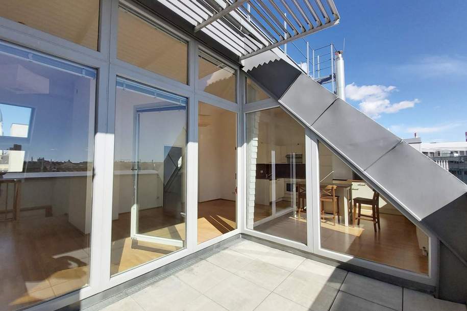 Moderne Maisonette mit 3 Zimmern und Dachterrasse nächst Enkplatz!, Wohnung-miete, 1.649,00,€, 1110 Wien 11., Simmering