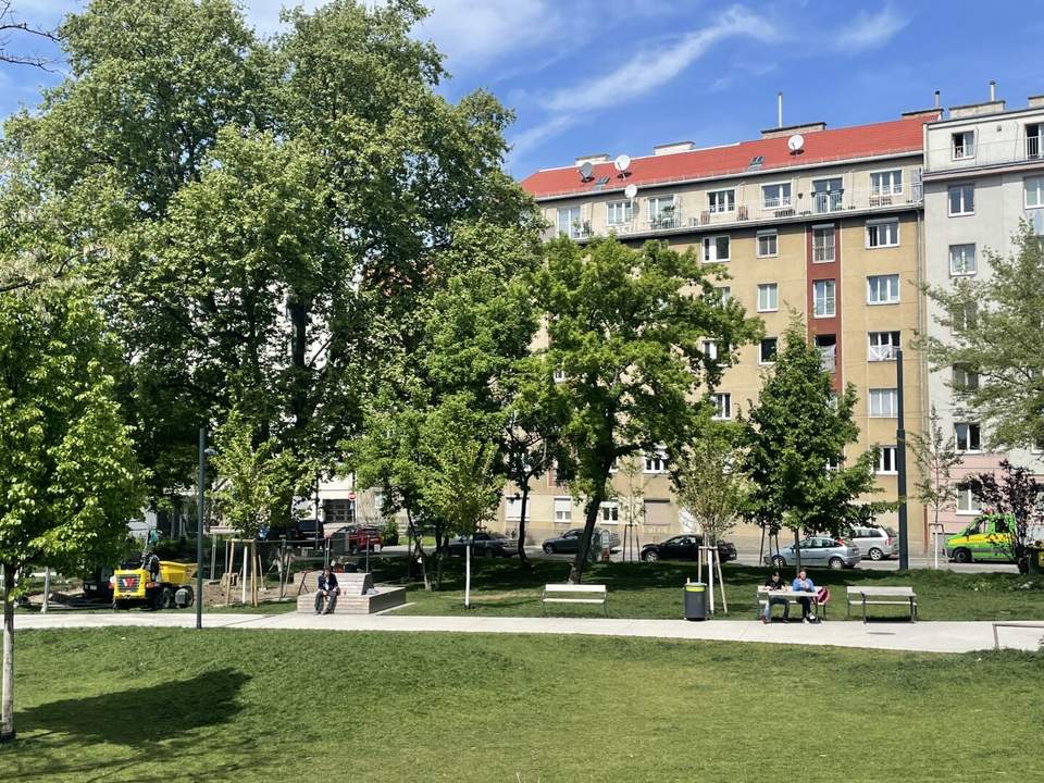 Unverbaubarer Parkblick, sonnig und ruhig!