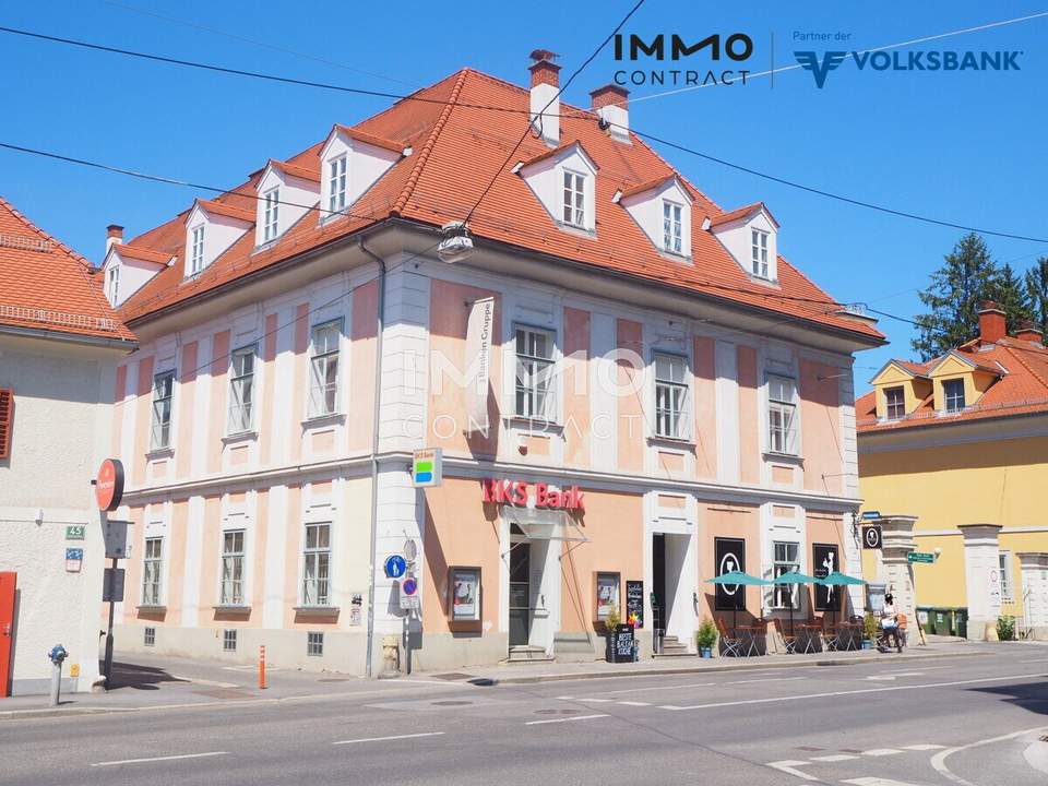 Klimatisierte Büro-/Praxisräume in Graz - nahe der KF-UNI: Heinrichstraße 47a