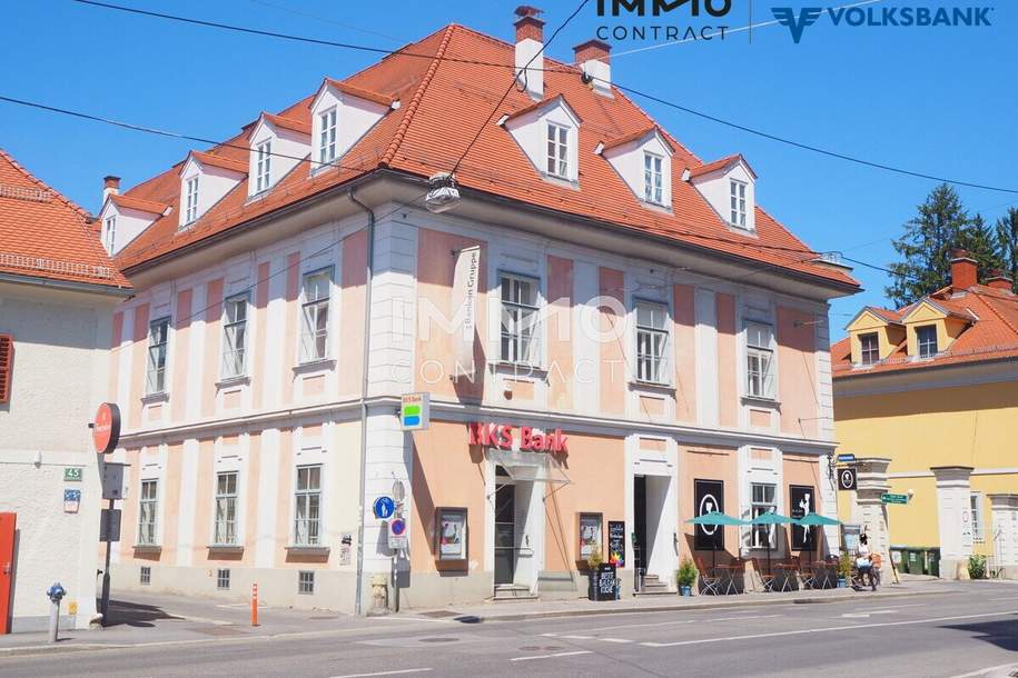 Klimatisierte Büro-/Praxisräume in Graz - nahe der KF-UNI: Heinrichstraße 47a, Gewerbeobjekt-miete, 1.381,15,€, 8010 Graz(Stadt)