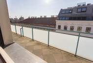 In AKH-Nähe - Süd-west-seitige DG-Wohnung mit 17m²-Terrasse auf Wohnebene