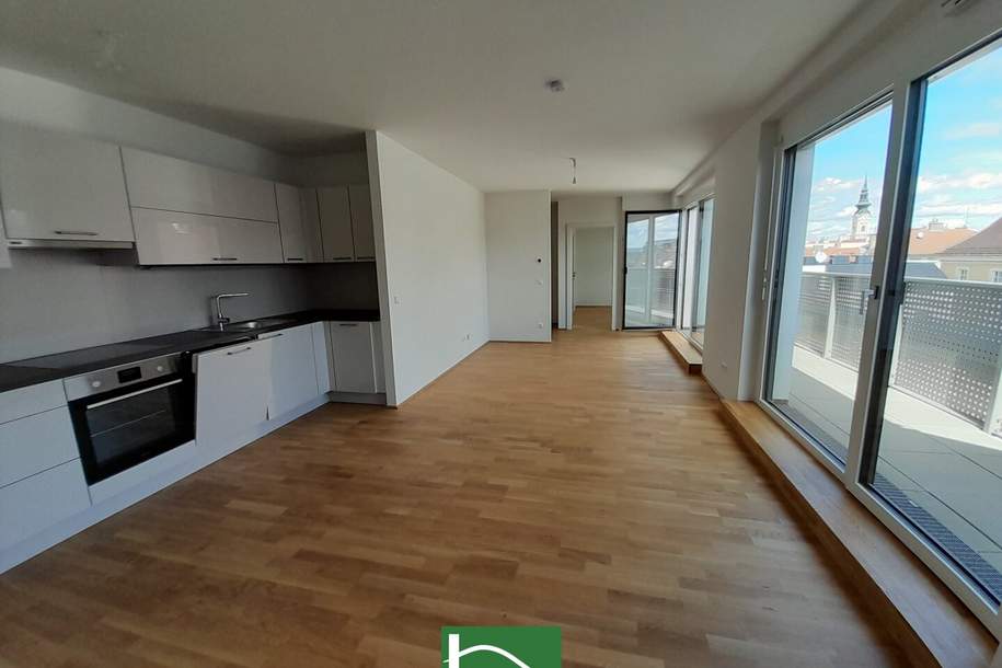 WOHNGLÜCK in bester Lage – traumhafte 3-Zimmer-Dachgeschosswohnung im KARMELITERHOF. - WOHNTRAUM, Wohnung-miete, 1.126,15,€, 3100 Sankt Pölten(Stadt)
