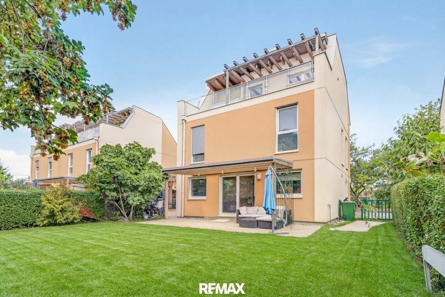 Erste Reihe Neue Donau | Einfamilienhaus auf Baurechtsgrund, Haus-kauf, 799.000,€, 1210 Wien 21., Floridsdorf