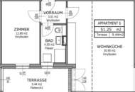 Neuwertige 2-Zi-Wohnung mit Terrasse in 1210 Wien zur Miete! Anmietung MÖBLIERT oder UNMÖBLIERT möglich!