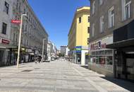 &lt;&lt; KEINE ABLÖSE &gt;&gt; TOPLAGE - UNBEFRISTET - 84 m2 Geschäftslokal in Fußgängerzone mit Lager und Gang-WC