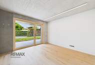 Moderne 3-Zimmer-Erstbezugswohnung mit privatem Garten, großen Fensterfronten und viel Tageslicht