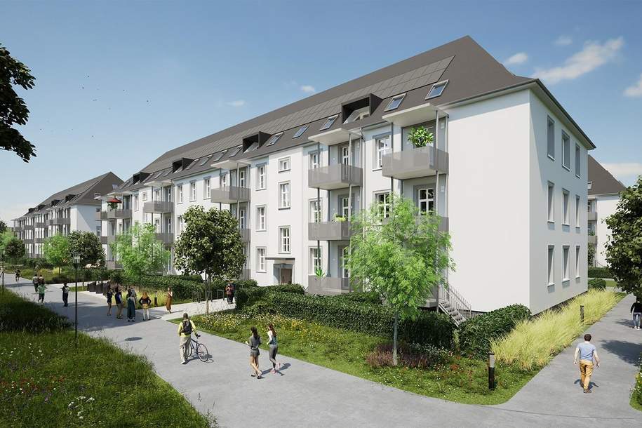 ERSTBEZUG - Helle 2-Zimmer-Dachgeschoss-Wohnung mit Loggia - verfügbar ab Oktober 2026, Wohnung-miete, 1.149,00,€, 4030 Linz(Stadt)