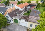 Charmantes Bauernhaus mit großem Grundstück, langgezogenem Hof, 2 Wohnungen und einem Swimmingpool